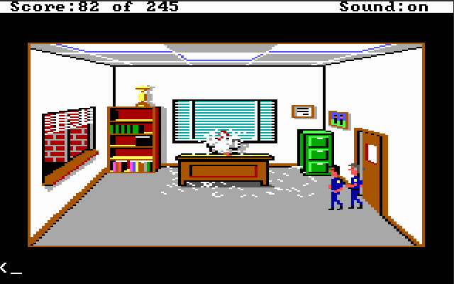 Screenshot zu Police Quest 1: In Pursuit of the Death Angel