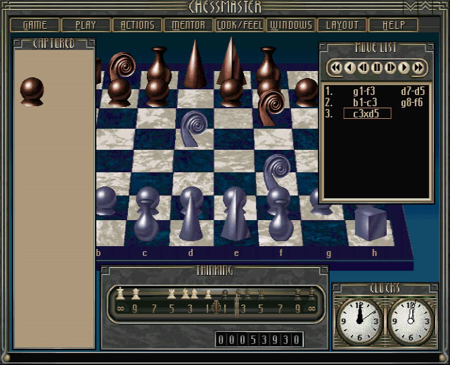 Screenshot zu Chessmaster 4000 Turbo Screenshot zu Chessmaster 4000 Turbo