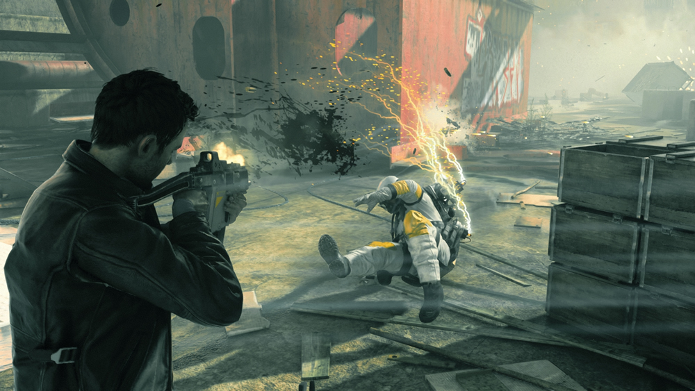 Mit beeindruckender Next-Gen Grafik und filmreifen Spielszenen kreirt Quantum Break ein ganzheitliches Entertainment-Erlebnis, das so nur auf Xbox One möglich ist. Mit beeindruckender Next-Gen Grafik und filmreifen Spielszenen kreirt Quantum Break ein ganzheitliches Entertainment-Erlebnis, das so nur auf Xbox One möglich ist.