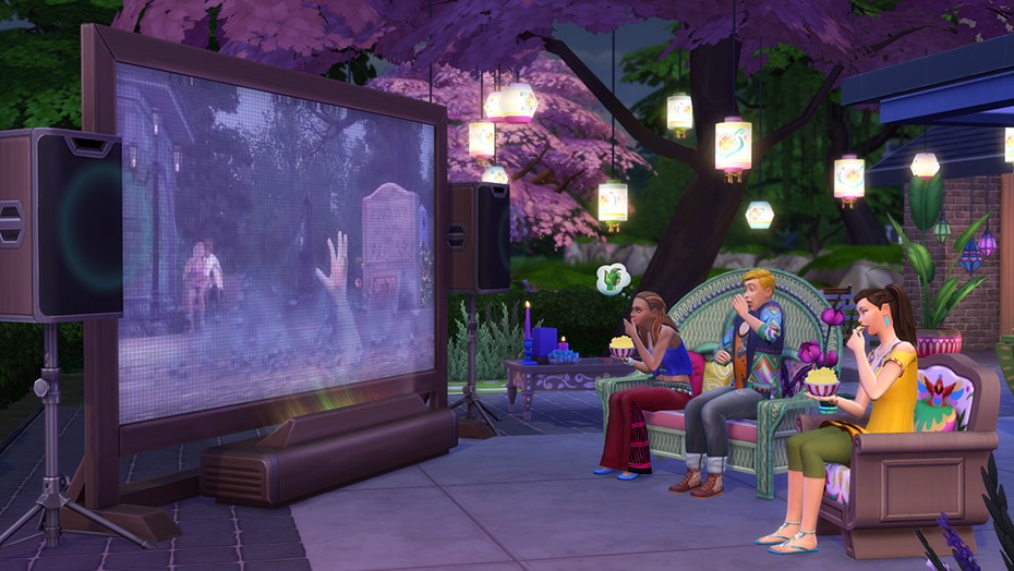 Screenshot zu Die Sims 4: Heimkino-Accessoires (DLC) Screenshot zu Die Sims 4: Heimkino-Accessoires (DLC)