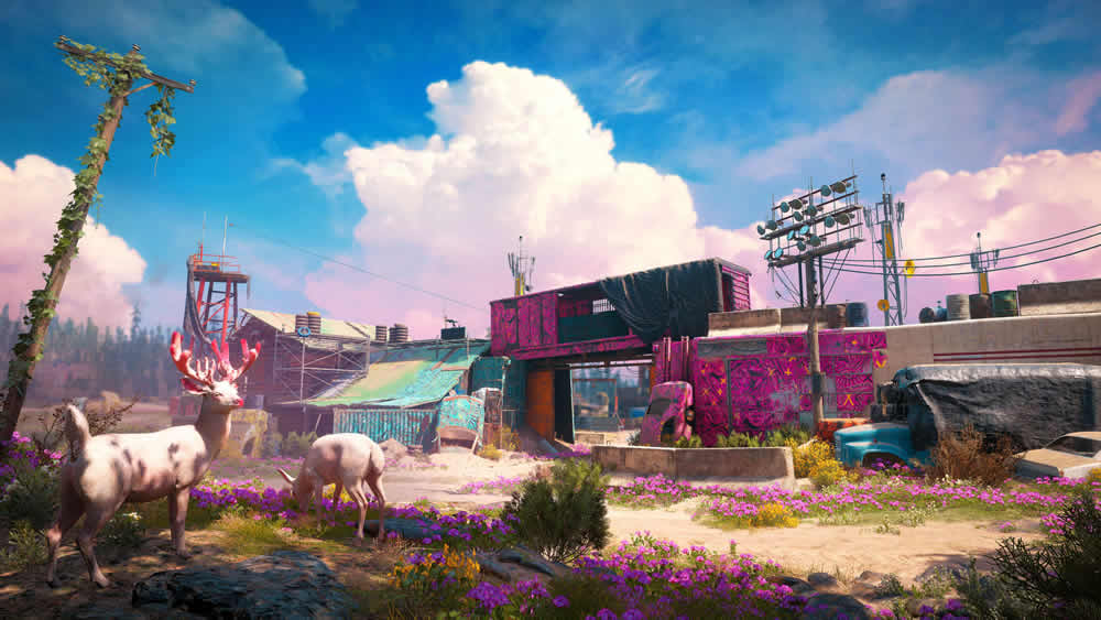 In Far Cry: New Dawn ist es wichtiger denn je Ressourcen zu sammeln und das eigene Lager auszubauen, um hochwertigere Waffen herstellen zu können. Ohne die bekommt man in der feindlichen Welt schnell Probleme. In Far Cry: New Dawn ist es wichtiger denn je Ressourcen zu sammeln und das eigene Lager auszubauen, um hochwertigere Waffen herstellen zu können. Ohne die bekommt man in der feindlichen Welt schnell Probleme.