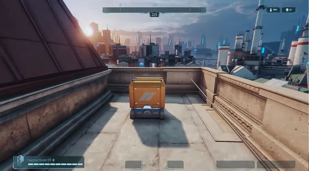 Halte Ausschau nach diesen gelben Kisten. Du findest sie überall verteilt in der Spielwelt. Zerstöre sie um den Loot darin einzusammeln. Halte Ausschau nach diesen gelben Kisten. Du findest sie überall verteilt in der Spielwelt. Zerstöre sie um den Loot darin einzusammeln.