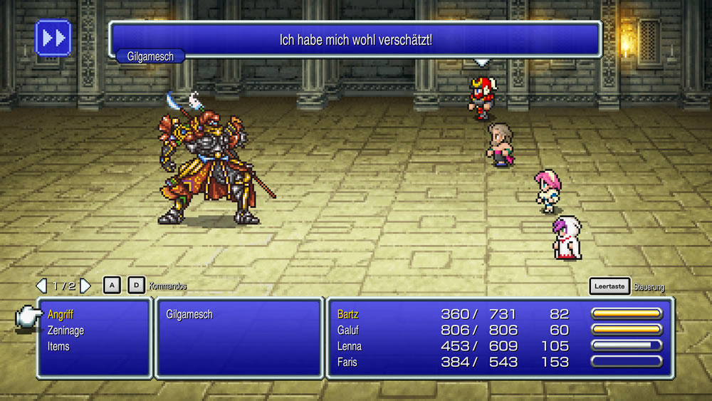 Screenshot zu Final Fantasy 5 - 2D-Pixel-Remaster