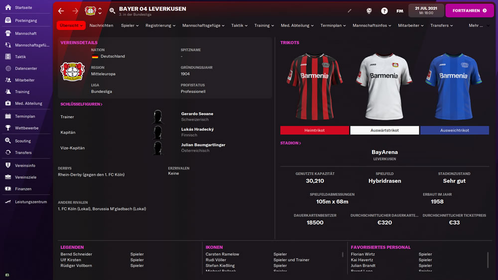 Screenshot zu Football Manager 2022