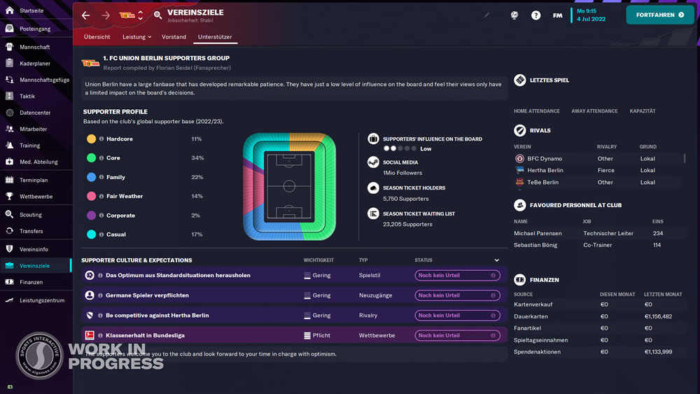 Screenshot zu Football Manager 2023