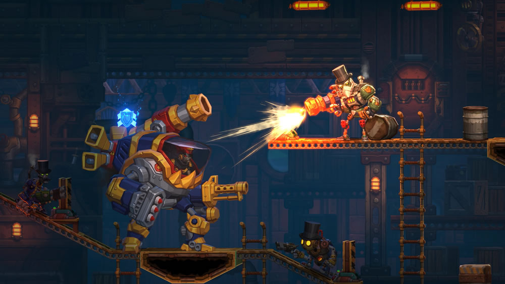 Screenshot zu SteamWorld Heist 2