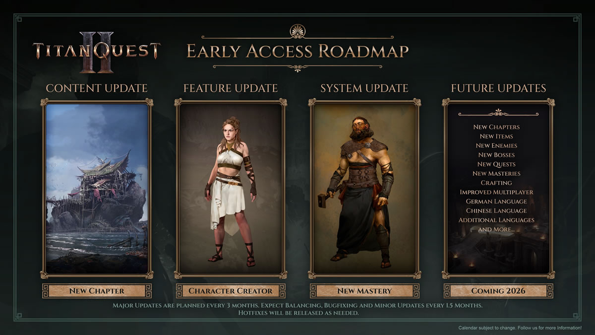 Preview/Vorschau - Titan Quest 2 - Roadmap