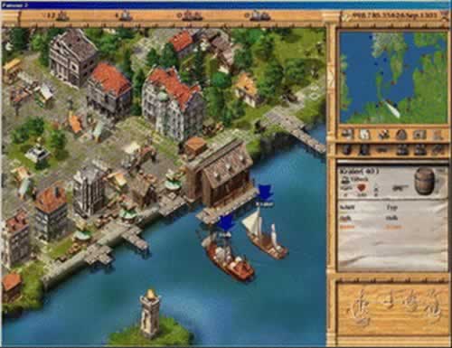 Screenshot zu Patrizier 2: Geld und Macht