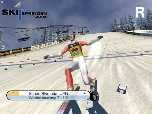 Screenshot zu RTL Skispringen 2005